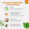 imageZesty Paws OraStix for Dogs  Probiotic Sticks with Hemp Seed Curcumin Ginger Root Taurine  Supports Gut Function Flora Immune System Proprietary Healthy Teeth Gum Blend  25ozPeppermint