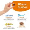 imageZesty Paws Calming Chews for Dogs  for Everyday Stress Relaxation Composure and Separation 90 Count TurkeyPeanut Butter