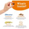 imageZesty Paws Calming Chews for Dogs  for Everyday Stress Relaxation Composure and Separation 90 Count TurkeyTurkey  Melatonin