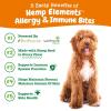 imageZesty Paws Dog Allergy Relief  Anti Itch Supplement  Omega 3 Probiotics for Dogs  Salmon Oil Digestive Health  Soft Chews for Skin ampamp Seasonal Allergies  with Epicor Pets  Hemp  90 Count