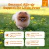 imageZesty Paws Dog Allergy Relief Dog Itching Skin Relief Dog Probiotics for Itchy Skin and Itchy Ears Dog Allergy Paw Relief Dog Allergy Chews Dog Itch Relief  Dog Skin Allergy Relief  Lamb  90ctLamb  Mini