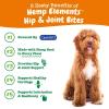 imageZesty Paws Mobility Bites Joint Supplement for Dogs  Soft Chews with Glucosamine for Dogs Chondroitin ampamp MSM  Vitamins C and E  Hemp  Chicken  90ct
