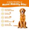 imageZesty Paws Mussel Mobility Bites for Dogs  New Zealand Green Lipped Mussel with Natural Glucosamine ampamp Chondroitin  Omega3 Fatty Acids  Hip ampamp Joint Support Supplement Soft Chews  90 Count