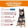 imageZesty Paws Mobility Bites Dog Joint Supplement  Hip and Joint Chews for Dogs  Pet Products with Glucosamine Chondroitin ampamp MSM  Vitamins C and E for Dog Joint Relief  AE  Bison  90 Count