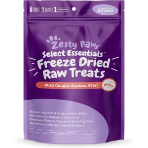 imageFreeze Dried Salmon Filet Treats for Dogs ampamp Cats  with Pure Raw ampamp Wild Caught Pacific Sockeye Salmon Fish  Omega 3 EPA  DHA Fatty Acids for Joint ampamp Immune Support  Skin ampamp Coat Health  44 OZ