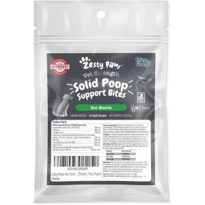 imageZesty Paws Solid Poop Support Bites  Dog Stool Hardener  Pumpkin for Dogs with Prebiotics ampamp Probiotics  Veterinarian Formulated Soft Chews  for Diarrhea Relief  90 CtChicken
