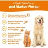 imageZesty Paws Wild Alaskan Fish Oil for Dogs ampamp Cats  Pollock ampamp Salmon Oil Blend  Omega 3 Fatty Acids EPA ampamp DHA for Pets  for Sensitive Skin  Coat Health  Immune System Support  64 fl ozFish Oil