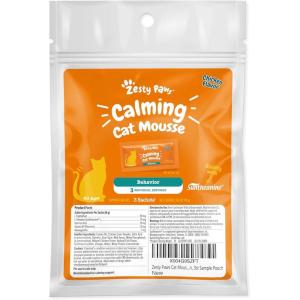 imageZesty Paws Calming Mousse for Cats  Composure ampamp Relaxation for Stress ampamp Separation  Cat Supplement with Ashwagandha LTheanine Valerian Root ampamp Vitamin B13ct