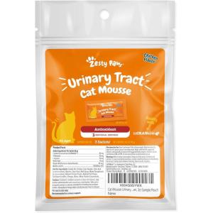 imageZesty Paws Urinary Tract Mousse for Cats  Cranberry ampamp DMannose  Kidney Bladder ampamp Urinary Tract Health  Cat Supplement with Vitamin B6 Live Bacteria ampamp LArginine  Immune ampamp Gut Support  3ct